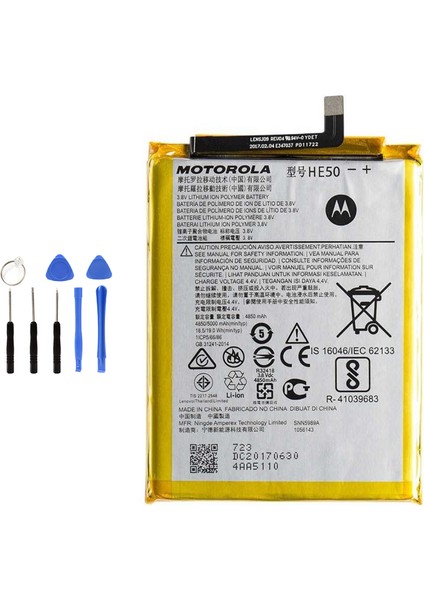 Motorola Moto E4 Plus Batarya Pil + Tamir Seti