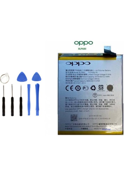 Oppo F9 Batarya Pil + Tamir Seti