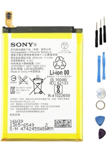 Sony Xperia Xz Batarya Pil + Tamir Seti