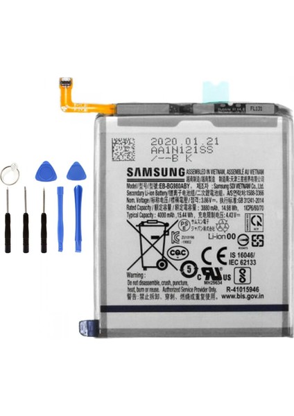 Samsung S20 G980 Batarya Pil + Tamir Seti