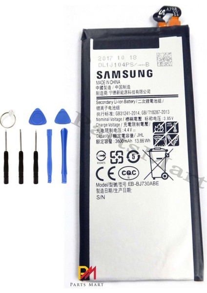 Samsung J7 Pro J730 Batarya Pil + Tamir Seti