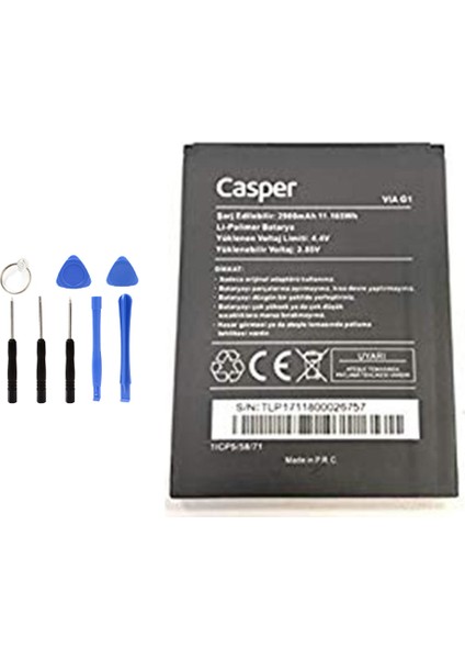 Casper Vıa G1 Batarya Pil + Tamir Seti