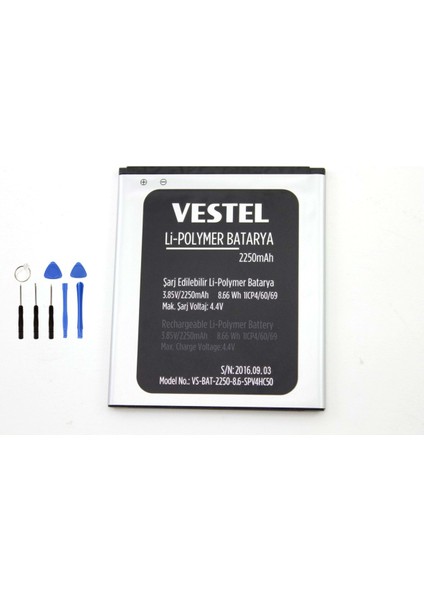 Vestel V5010 Batarya Pil + Tamir Seti