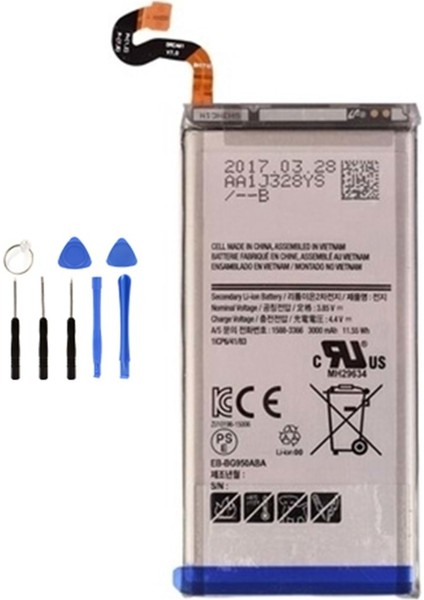 Samsung S8 G955 Batarya Pil + Tamir Seti