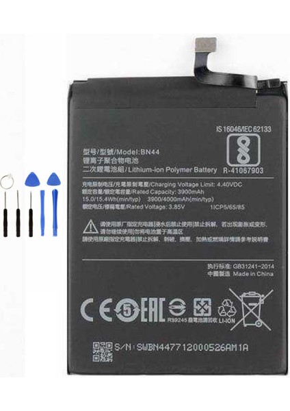 Xiaomi Redmi 5 Plus Batarya Pil + Tamir Seti