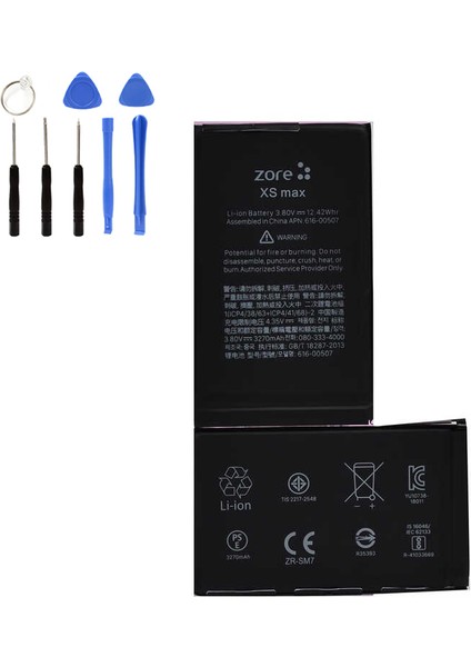 Apple iPhone Xs Max Batarya Pil + Tamir Seti