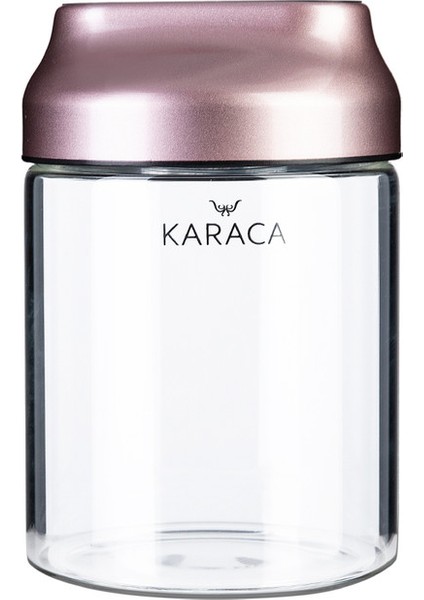 Dimple Rosegold Kavanoz Saklama Kabı - S