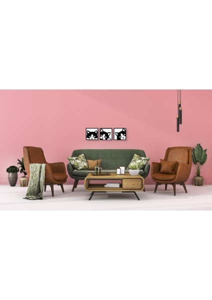 Dekoratif Ahşap Üçlü Kedi Duvar Süsü Mdf Tablo fiyatları