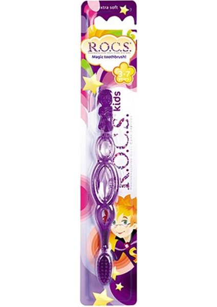 Kids 3-7 Yaş Arası Soft Çocuk Diş Fırçası Mor