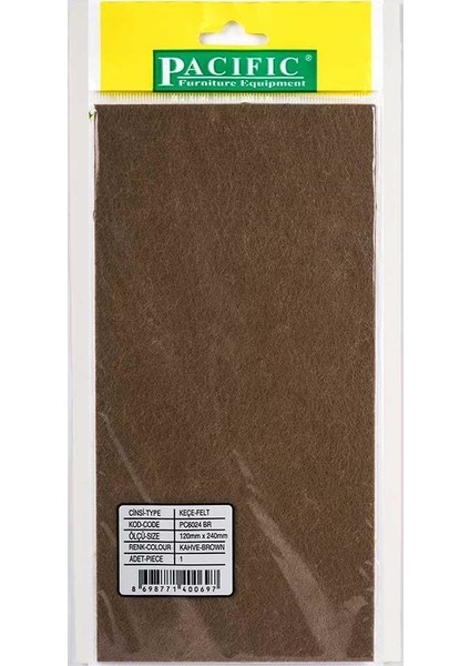 120X240 Kare Yapışkanlı Keçe