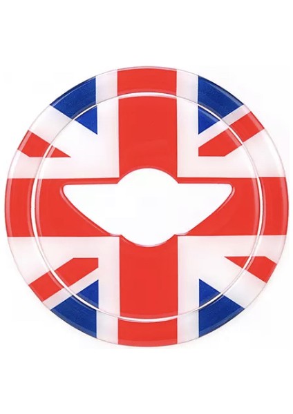 Mini Cooper Direksiyon Göbeği 3D Kaplama Sticker - R55 R56 R57 R58 R59 R60 R61