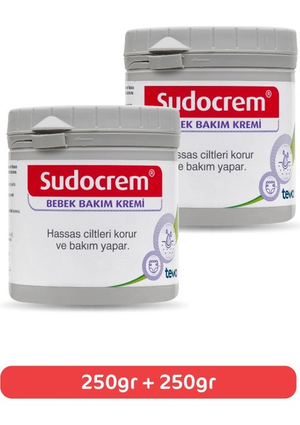 Pişik Kremi ve Bebek Bakım Kremi 250 gr x 2