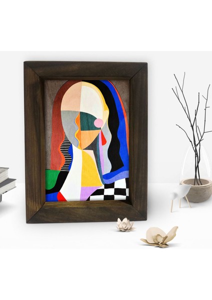 Gift Dear Mona Tasarımlı Dekoratif Doğal Masif Ahşap Çerçeve 15 x 20 Cm-1 fiyatları