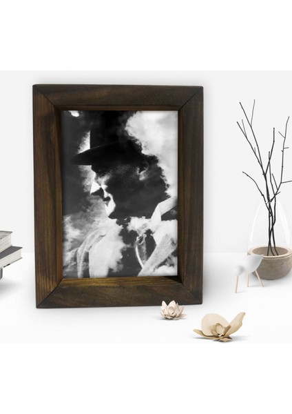 Gift Atatürk Tasarımlı Dekoratif Doğal Masif Ahşap Çerçeve 15 x 20 Cm-24 fiyatları