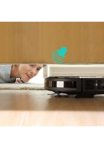 Eufy BoostIQ RoboVac 15C Siyah Akıllı Robot Süpürge , Wifi , Süper İnce , 1300 PA Güçlü Emiş T2120311