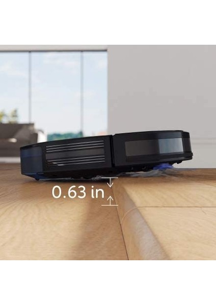 Eufy BoostIQ RoboVac 15C Siyah Akıllı Robot Süpürge , Wifi , Süper İnce , 1300 PA Güçlü Emiş T2120311