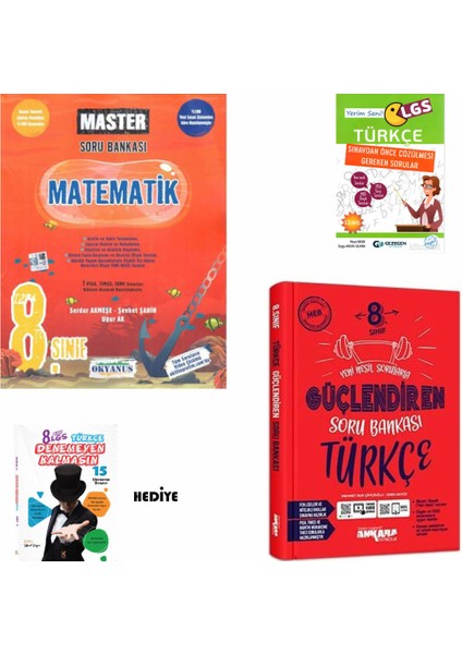 8. Sınıf LGS Matematik Soru Bankası - Ankara Güçlendiren Türkçe LGS Soru Bankası