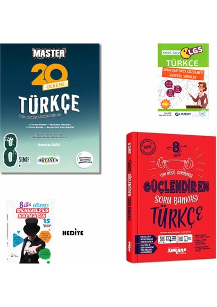 8. Sınıf LGS Master Türkçe Deneme - Ankara Güçlendiren Türkçe LGS Soru Bankası