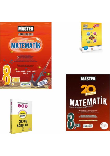 Master Matematik- Okyanus Yayınları Master Deneme- Çıkmış Sorular- Fen Deneme