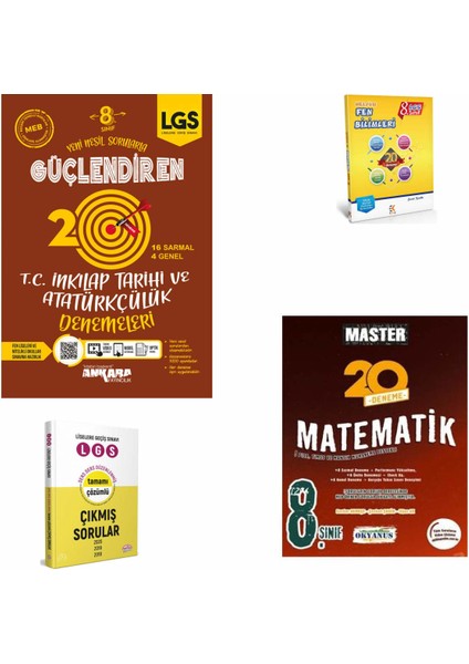 Güçlendiren Inkılap Deneme - Okyanus Master Deneme - Çıkmış Sorular- Fen Deneme