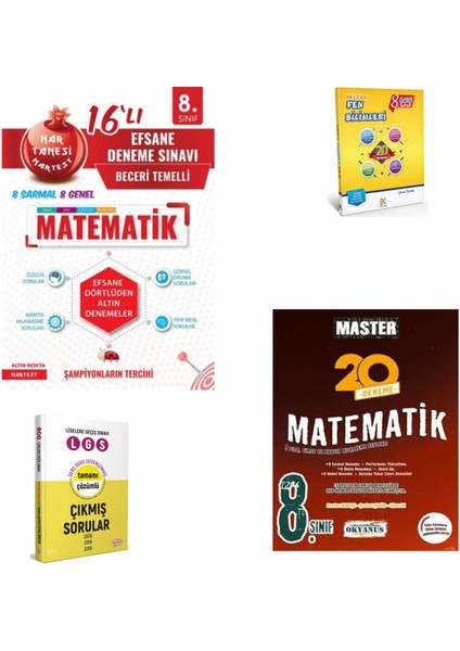 8. Sınıf Matematik- Okyanus Master Deneme- Çıkmış Sorular- Fen Deneme