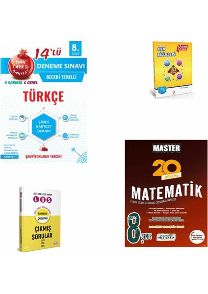 8. Sınıf Türkçe Deneme- Okyanus Master Deneme- Çıkmış Sorular- Fen Deneme