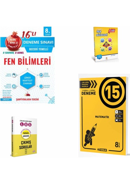 8. Sınıf Fen Bilimleri Deneme- Hız Deneme- Çıkmış Sorular- Fen Deneme