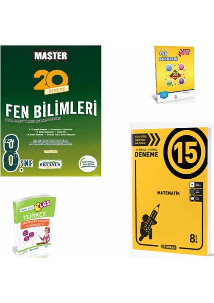 8. Sınıf Gezegen Madalyon Fen Soru ve Günay Bumerang Fen Konua Soru + Türkçefen