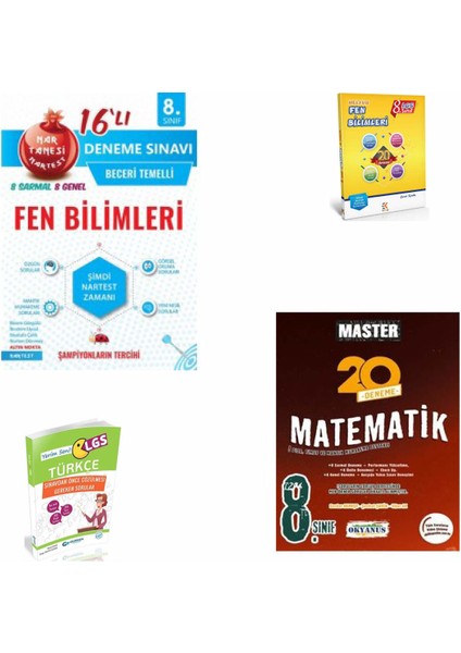 8. Sınıf Fen Bilimleri Deneme- Okyanus Master Deneme- Yerim Seni LGS Türkçe Fen Deneme