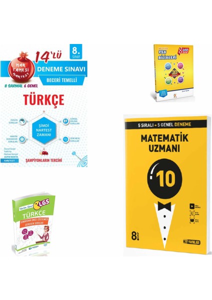 8. Sınıf Türkçe Deneme- Uzman Deneme- Yerim Seni LGS Türkçe Fen Deneme