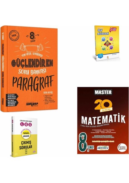 Güçlendiren Paragraf- Okyanus Master Deneme - Çıkmış Sorular- Fen Deneme
