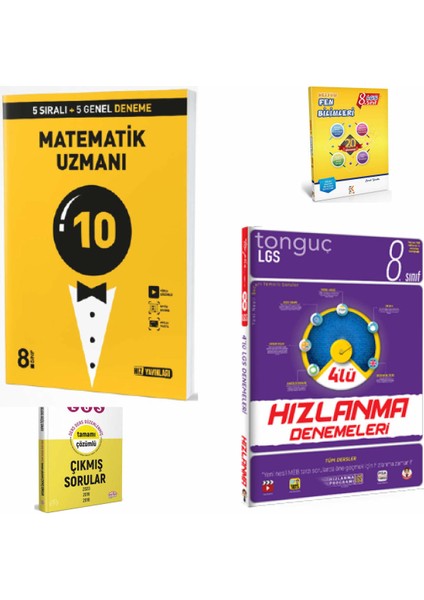 8. Sınıf Hız Yayınları Uzman Matematik- Tonguç Hız Yayınlarılanma Deneme- Çıkmış Sorular- Fen Deneme