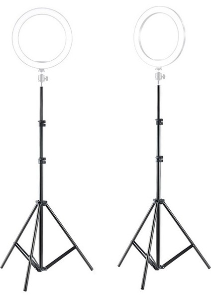 Işık Ayağı Light Stand+Tripod Ayağı Stand 2 Metre 200 cm - Siyah