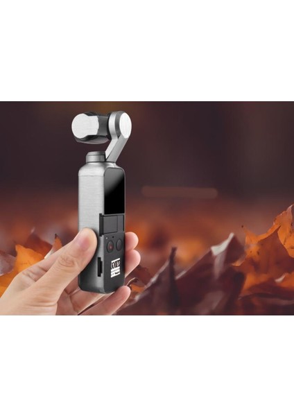 Dji Osmo Pocket Için Metalik Siyah Renk Su Geçirmez Koruyucu Film Çıkartma