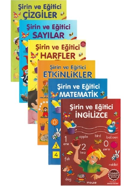 Okul Öncesi Şirin ve Eğitici Etkinlik Çalışmaları Dizisi (6 Kitap Set)