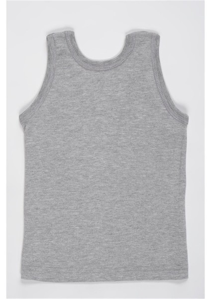 Erkek Çocuk Pamuklu Atlet 3'lü Set 2214 Gri Melanj fırsatları