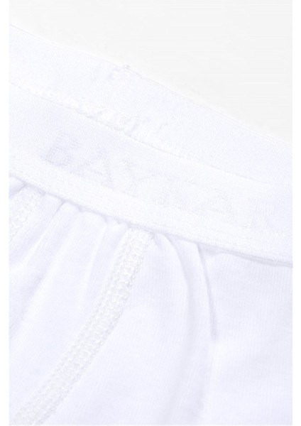 Erkek Çocuk Pamuklu Düz Boxer 3'lü Set 3310 Beyaz fiyatları