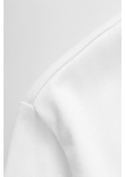 La Case De Papel Profesör Baskılı Beyaz Erkek Örme Tshirt