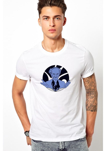 A Series Of Unfortunate Events Olaf's Fortune Circle Erkek Beyaz Tshirt