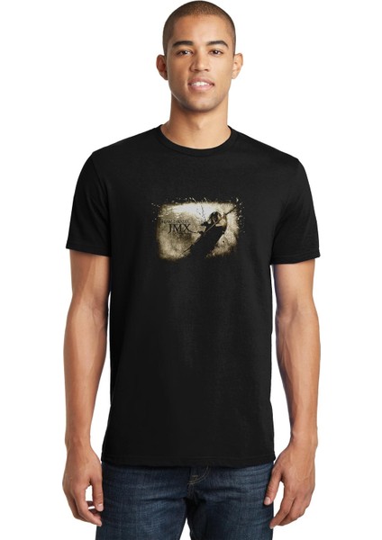 Dream Theater John Myung Baskılı Siyah Erkek Örme Tshirt