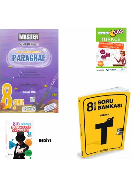8. Sınıf LGS Okyanus Yayınları . Master Paragraf- Hız . Türkçe LGS- Ys