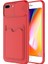 Apple iPhone 8 Plus Kılıf Kartlıklı Lens Kapatmalı Kapak 1