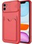 Apple iPhone 11 Kılıf Kartlıklı Lens Kapatmalı Kapak 1