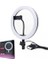 Popüler Cep LED Tripod Işıklı Adaptörlü Telefon Tutucu Makyaj Selfie Işığı Ring Light & Kuaför Çekim Işığı 2.1metre 3