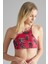 Şarap Violet Halter Bikini Üstü 1