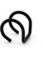Mat Siyah Renkli Earcuff Kulak Kelepçesi Helix Sarmal EX082 1