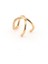 Gold Sarı Renkli Earcuff Kulak Kelepçesi Çapraz Sarmal EX095 2