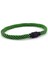 Yeşil Siyah Paracord İpli Mıknatıslı Erkek Bileklik M012A 2