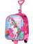 00028 Unicorn Kız Çocuk Çekçekli Anaokulu Sırt Çantası Pembe 2