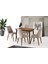 Açılır 60X100 Mini Silva Diş Budak Masa +4 Adet Sude Sandalye Takım 1